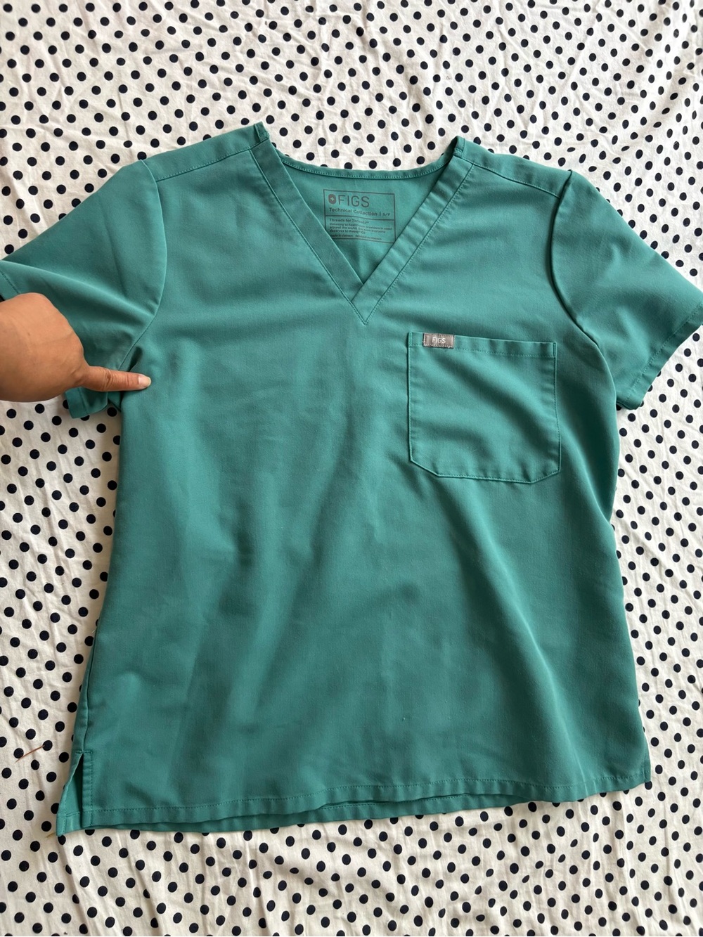FIGS V-Neck Scrub Top - Picture 3 of 5
